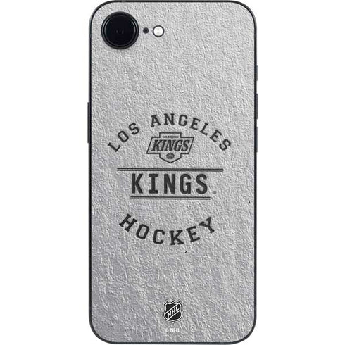 NHL Los Angeles Kings Black Text iPhone 16e Skin